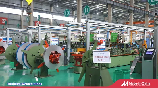 China Factory Bester Preis Zoll Titan Auspuff Geschweißtes Titan Rohr Preis