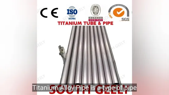 Langlebiges geschweißtes Titanrohr und hohe