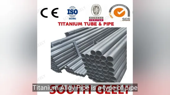 Langlebiges nahtloses Titanrohr für schwere