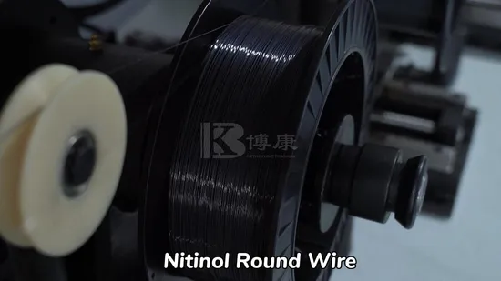 Nitinoldraht für die Antennenherstellung Superelastischer Nickel-Titan-Draht mit Formgedächtnis